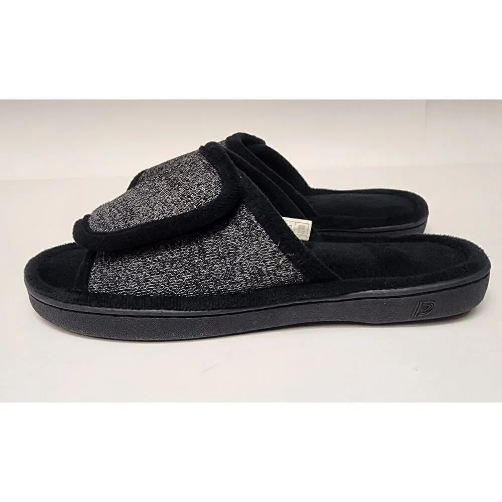 Dena Lives Memory Foam Indoor Slippers Size7-8 Color Black